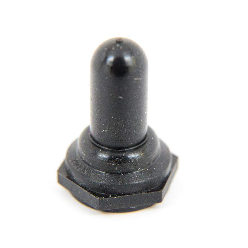 Full toggle boot for toggle switches, black