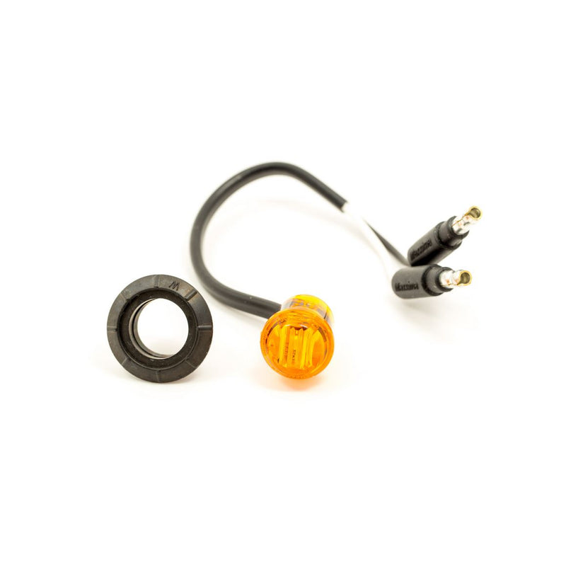 3/4" Round P2PC Amber Comb. Clearance Marker Light