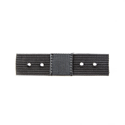 Black Roller Webbing, 8in x 2in (holes punched & double layered)